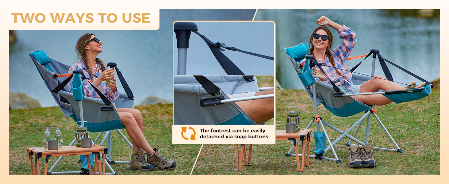 テーブル・チェア・ハンモック WANTKEY CAMP BOXTOPSC25HEXA&WANTKEY 3LEG Amazon.com : KingCamp Hammock Chair with Footrest – Heavy Duty